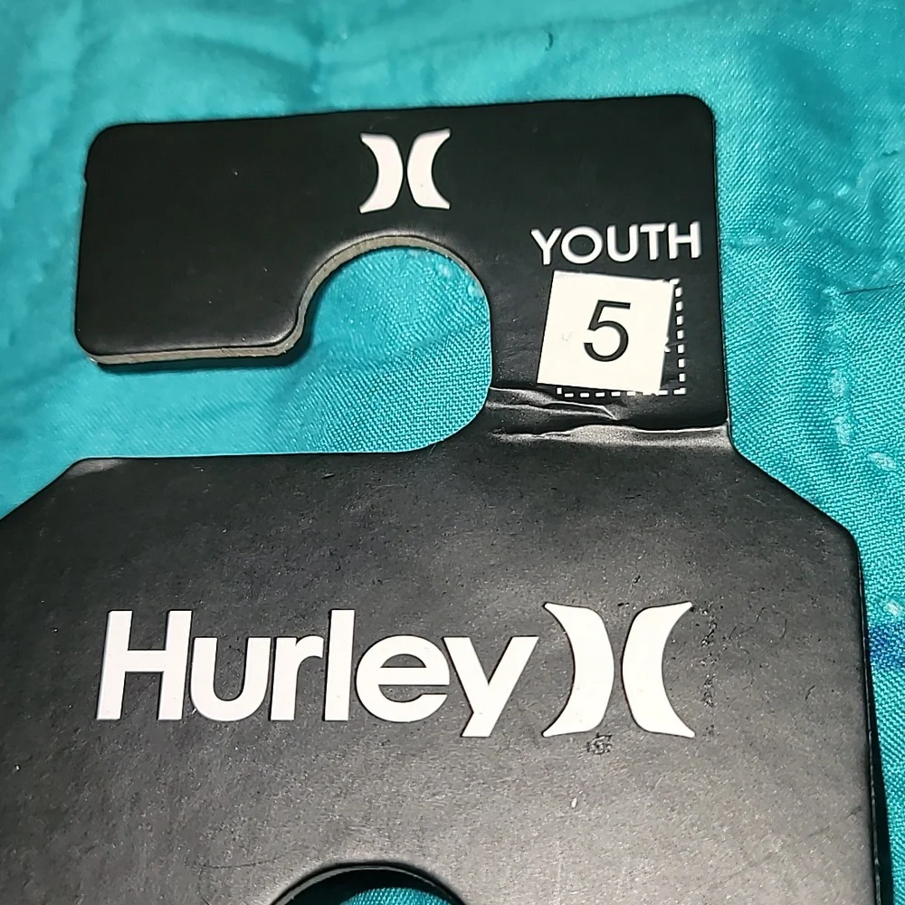 New Hurley Bane-V Slip On Sandal Beach Slide Shoes Black Or Navy 5y 7 Womens‎